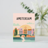 Niederlande Amsterdam Postkarte (Stehend Vorderseite)