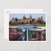 Niederlande - Amsterdam - Postkarte (Vorne/Hinten)