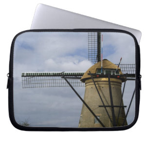 Niederlande (auch Holland), Kinderdijk. 19 Laptopschutzhülle