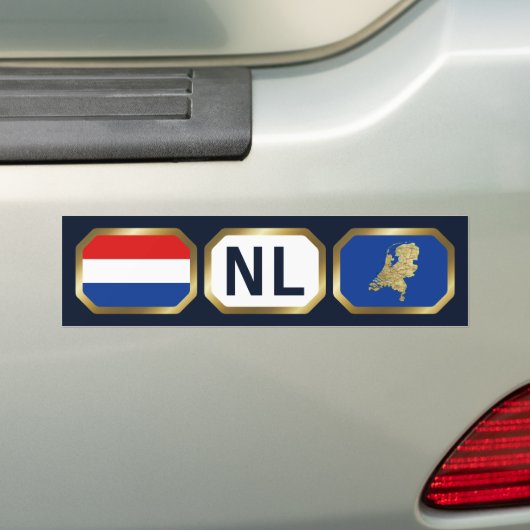 Niederlande Autoaufkleber der Flaggenkarte (Auf Auto)