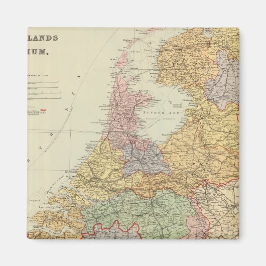 Niederlande, Belgien 2 Magnet (Vorne)