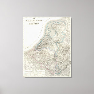 Niederlande, Belgien - die Niederlande, Belgien Leinwanddruck