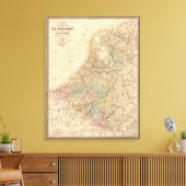 Niederlande, Belgien Leinwanddruck (Insitu (Wohnzimmer))