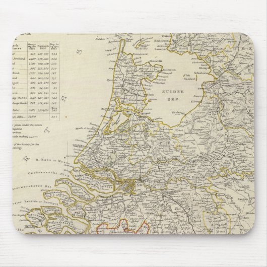 Niederlande, Belgien Mousepad (Vorne)