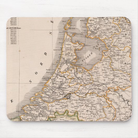 Niederlande, Belgien Mousepad (Vorne)