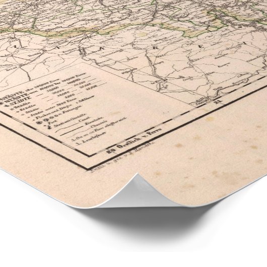 Niederlande, Belgien Poster (Ecke)