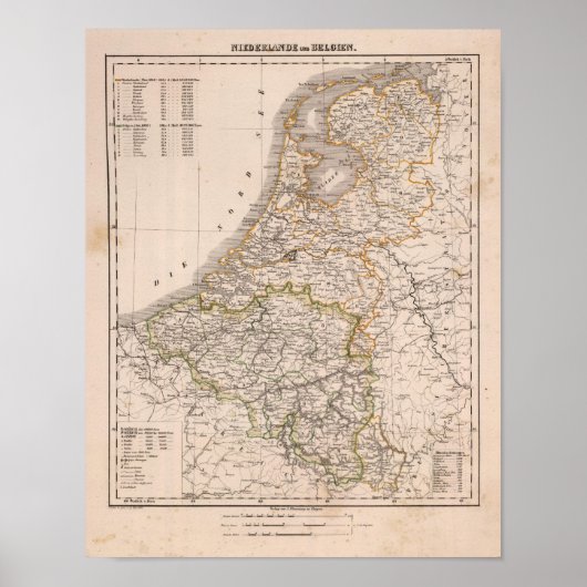 Niederlande, Belgien Poster (Vorne)