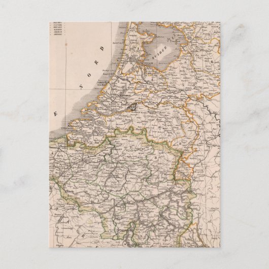 Niederlande, Belgien Postkarte (Vorderseite)