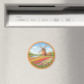 Niederlande Blumenfelder Magnet (In Situ (Geschirrspüler))