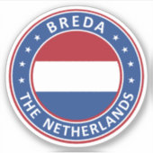 Niederlande, Breda Aufkleber (Vorderseite)