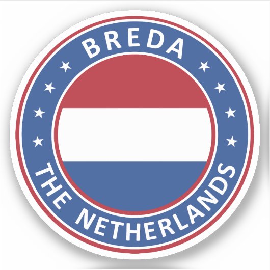 Niederlande, Breda Aufkleber (Vorderseite)