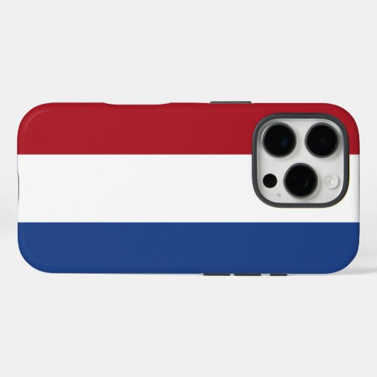 Niederlande Case-Mate iPhone Hülle (Rückseite (Horizontal))
