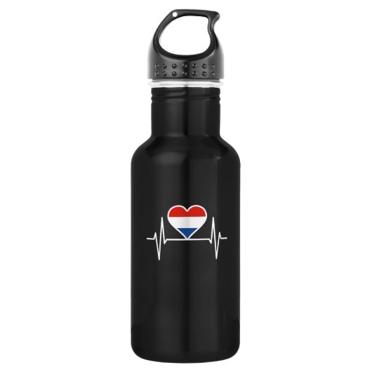 Niederlande Edelstahlflasche (Vorderseite)