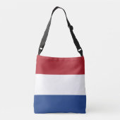 Niederlande Flag cbcbcc Tragetaschen Mit Langen Trägern (Rückseite)
