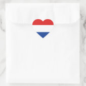 Niederlande Flag Heftsticker Herz-Aufkleber (Tasche)
