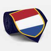 Niederlande Flag Neck Tie Krawatte (Gerollt)