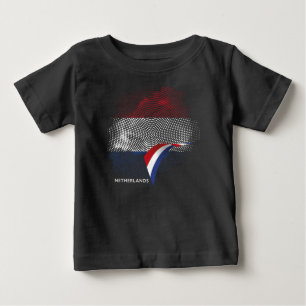Niederlande-Flagge Baby T-shirt