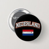 Niederlande Flagge Button (Vorne & Hinten)