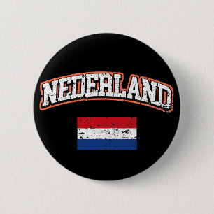 Niederlande Flagge Button