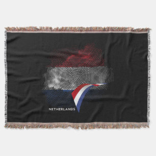 Niederlande-Flagge Decke