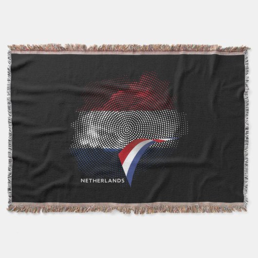 Niederlande-Flagge Decke (Vorderseite)