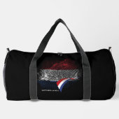 Niederlande-Flagge Duffle Bag (Rückseite)