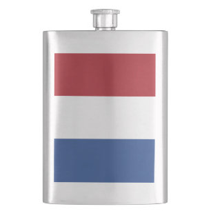 Niederlande-Flagge Flachmann