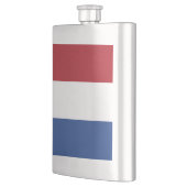 Niederlande-Flagge Flachmann (Links)