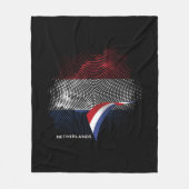 Niederlande-Flagge Fleecedecke (Vorderseite)