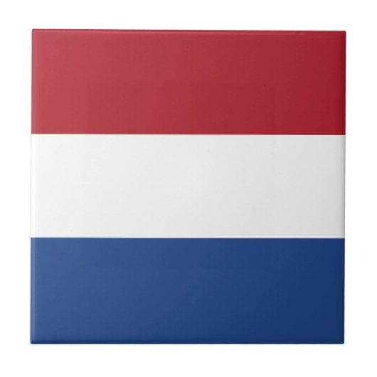 Niederlande-Flagge Fliese (Vorderseite)