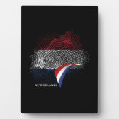 Niederlande-Flagge Fotoplatte (Vorderseite)