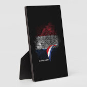Niederlande-Flagge Fotoplatte (Seite)