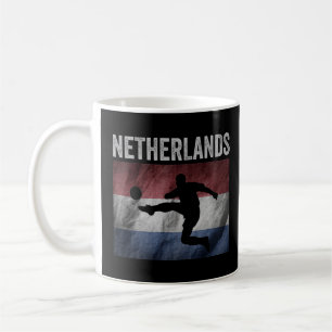 Niederlande Flagge Fußball Holland Niederländisch  Kaffeetasse
