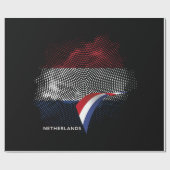 Niederlande-Flagge Geschenkpapier (Flach)