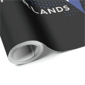 Niederlande-Flagge Geschenkpapier (Rolleneckpunkt)