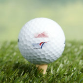 Niederlande-Flagge Golfball (Insitu T-Shirt)