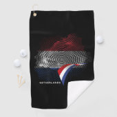 Niederlande-Flagge Golfhandtuch (Insitu)