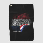 Niederlande-Flagge Golfhandtuch (Vorderseite)