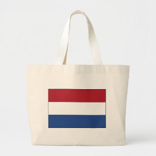 Niederlande-Flagge Jumbo Stoffbeutel