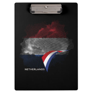 Niederlande-Flagge Klemmbrett