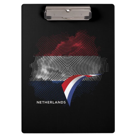 Niederlande-Flagge Klemmbrett (Vorderseite)