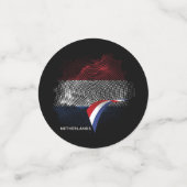 Niederlande-Flagge Konfetti (Klein Vorderseite)