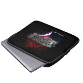 Niederlande-Flagge Laptopschutzhülle (Vorne Knopf)