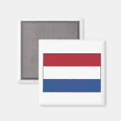 Niederlande-Flagge Magnet (Vorderseite/Rückseite)
