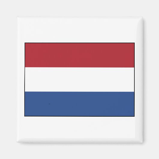 Niederlande-Flagge Magnet (Vorne)