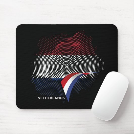 Niederlande-Flagge Mousepad (Mit Mouse)
