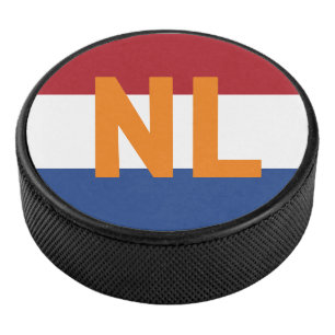 Niederlande - Flagge/NL Eishockey Puck