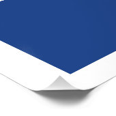 Niederlande - Flagge/NL Poster (Ecke)