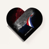 Niederlande-Flagge Notizblock (Vorderseite)