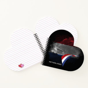 Niederlande-Flagge Notizblock